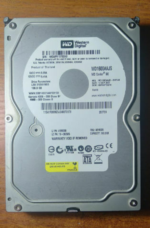 HDD Western Digital 160 GB, фото №2