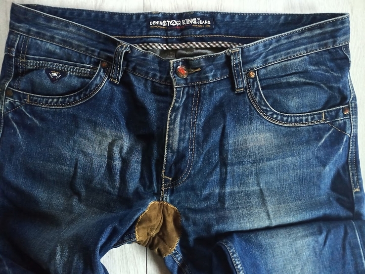 Джинсы джинсовые брюки штаны 58 размер б\у, фото №7