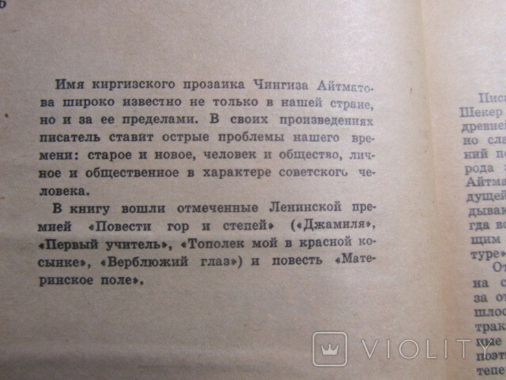 Чингиз Айтматов. Материнское поле. 1984, фото №4