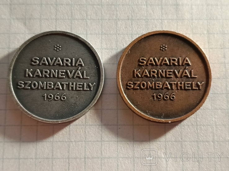 2 медалі-жетона 1966, фото №6