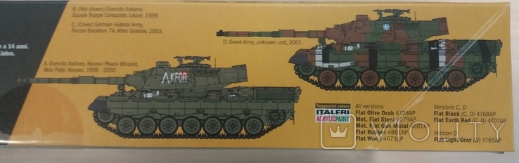 Танк Leopard 1A5, 1:35, Italeri, 6481 - «VIOLITY»