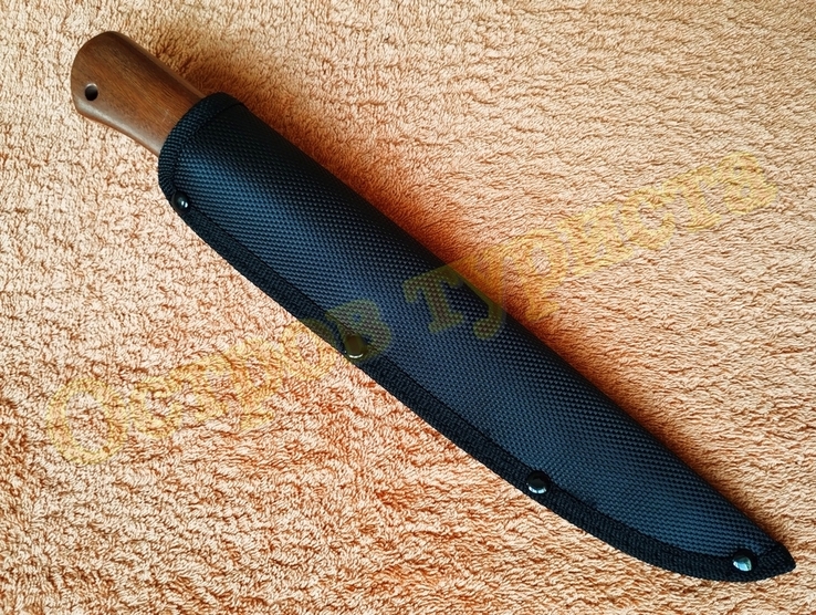 Нож Охотник сталь 65Х13 чехлом 28.8 см, фото №7