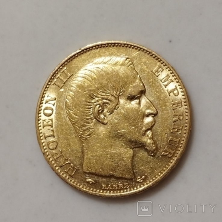 20 франків 1859р.Франція., фото №6