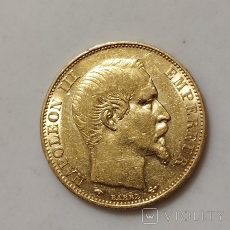 20 франків 1859р.Франція., фото №7