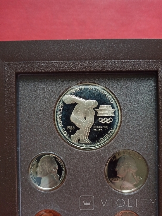 Річний набір монет 1983(s) року, США, фото №8