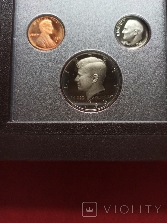 Річний набір монет 1983(s) року, США, фото №10