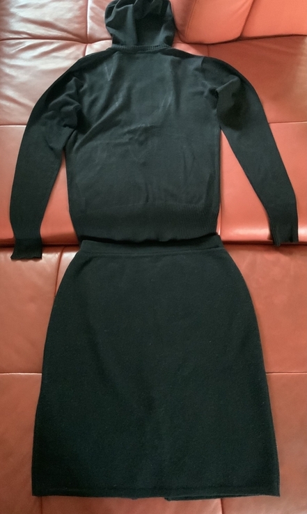 Комплект женский: чёрная юбка худи castro, р.s, photo number 7