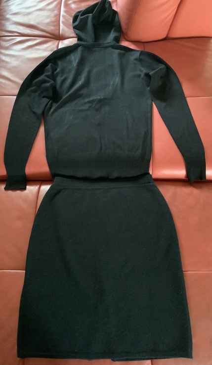 Комплект женский: чёрная юбка худи castro, р.s, numer zdjęcia 10