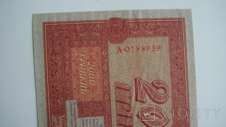 УНР 2000 гривен 1918, фото №3