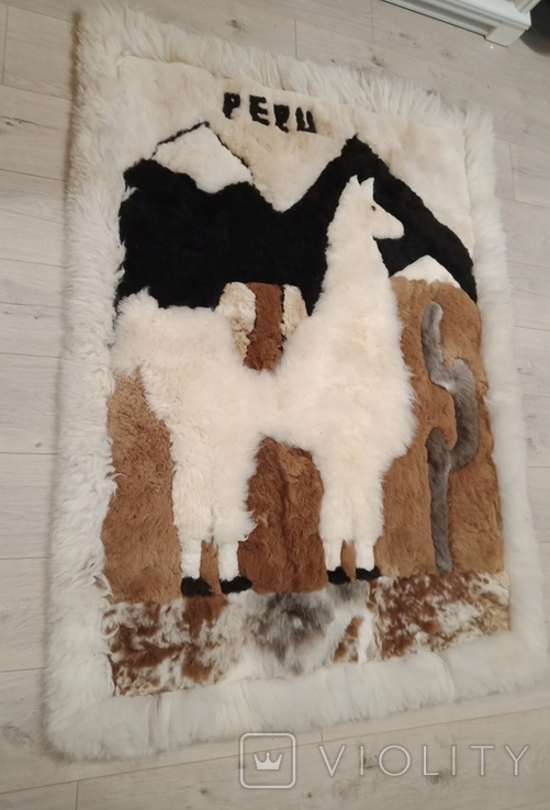 Перуанський килим з вовни альпаки, фото №4