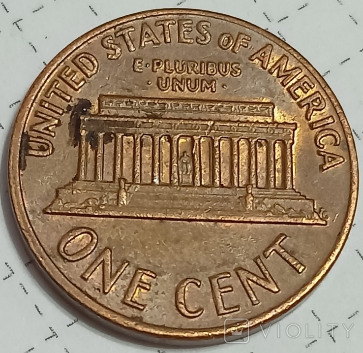США 1 цент 1970, фото №3