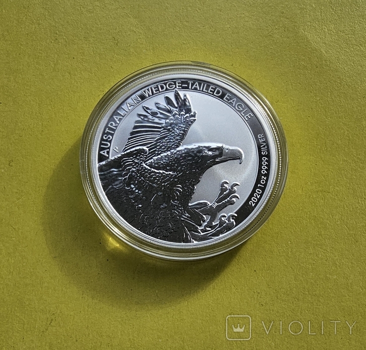 Австралія 1 долар 2020 Клинохвостий орел.Срібло, фото №4