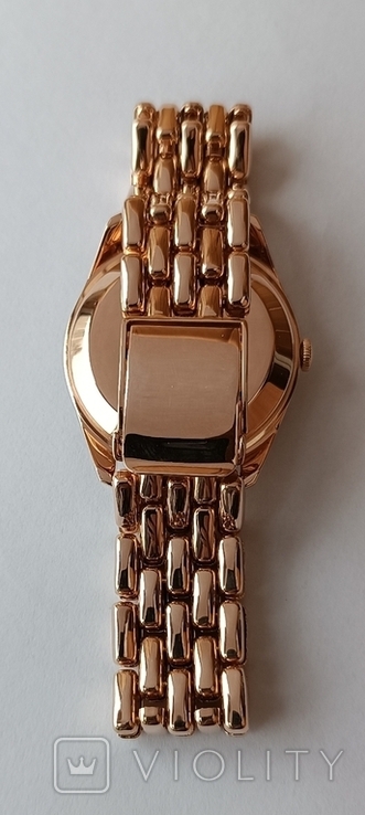 Золотые часы с браслетом золото, фото №5