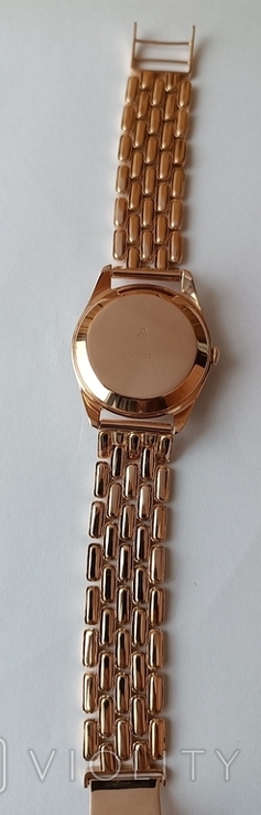 Золотые часы с браслетом золото, фото №7