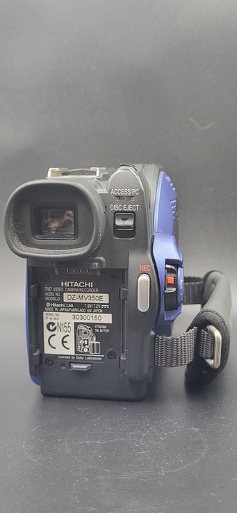 ДВД Камера DVD Cam Hitachi DZ-MV350E PAL, numer zdjęcia 4