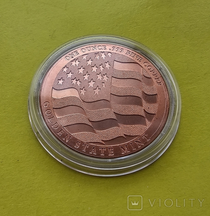 Мідний раунд 1oz, Американський Орел , США, фото №9