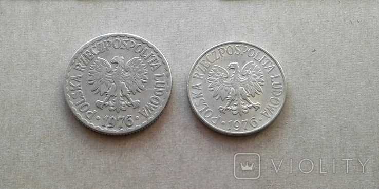  1 злотый, 50 грошей 1976 год. Польша, фото №3