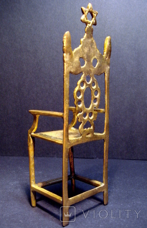 Мини-копия кресла Элиягу для обряда Брит-мила., фото №3