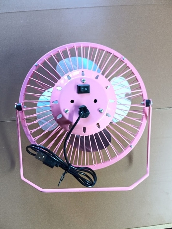 Вентилятор настольный Металл ,винт 15 см, 5 Вт, USB, фото №3
