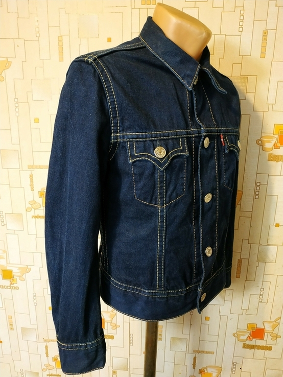 Куртка джинсова підліток LEVI STRAUSS коттон р-р S(маломірить), photo number 2