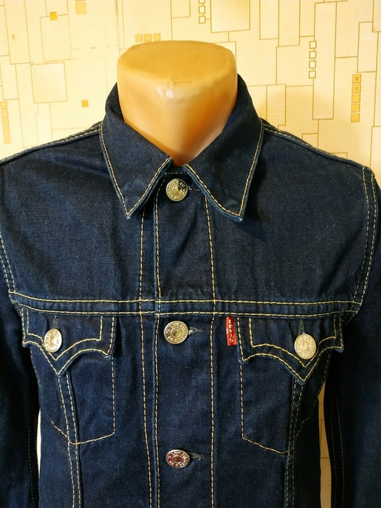 Куртка джинсова підліток LEVI STRAUSS коттон р-р S(маломірить), photo number 3