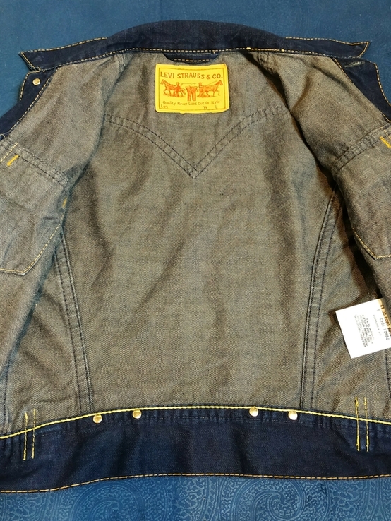 Куртка джинсова підліток LEVI STRAUSS коттон р-р S(маломірить), photo number 11