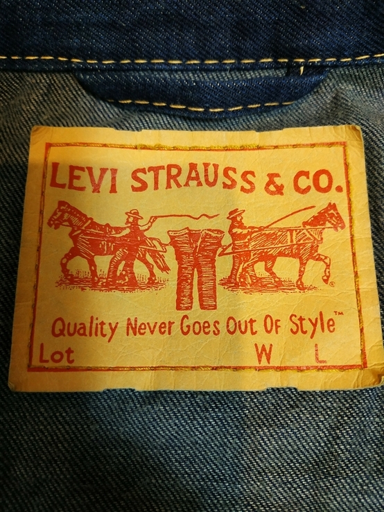 Куртка джинсова підліток LEVI STRAUSS коттон р-р S(маломірить), фото №12