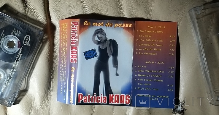 Аудиокассета. Patricia Kaas, le mot de passe, фото №8