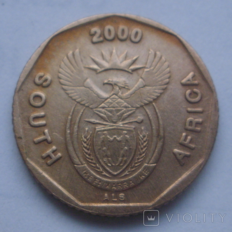 ЮАР 10 центов 2000 г / SOUTH AFRICA / новый герб / нет в каталоге, фото №4