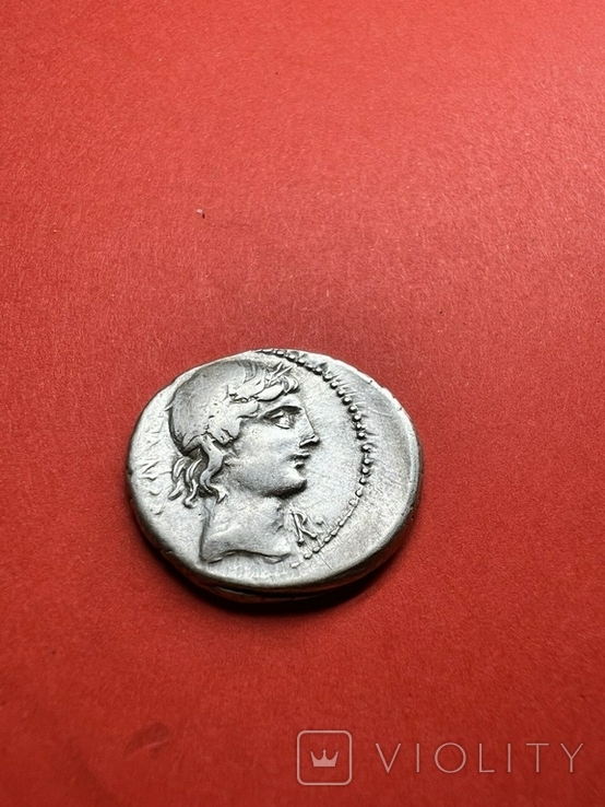 Римский Денарий. (90 г. до н.є.), фото №8