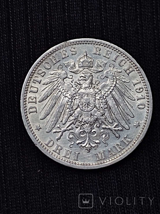 З марки 1910 г. Германской империи., фото №3