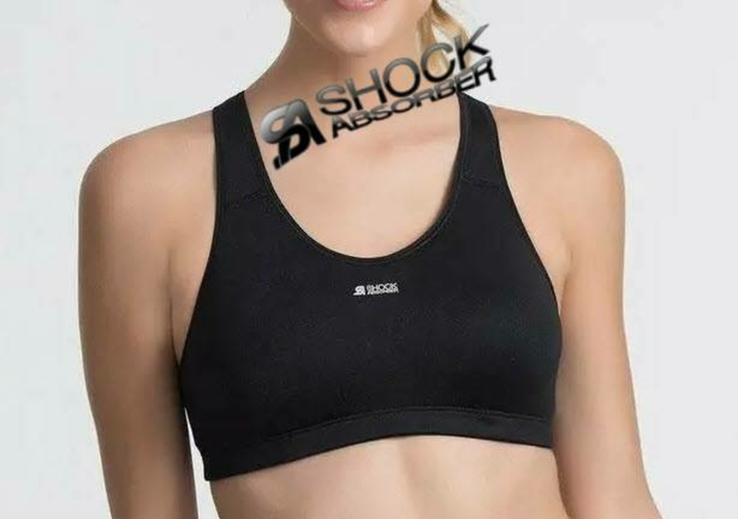 Shock Absorber Спортивный женский топ черный М, numer zdjęcia 2