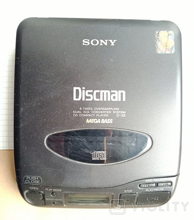Проигрыватель компакт-дисков Sony Discman D-33, фото №8