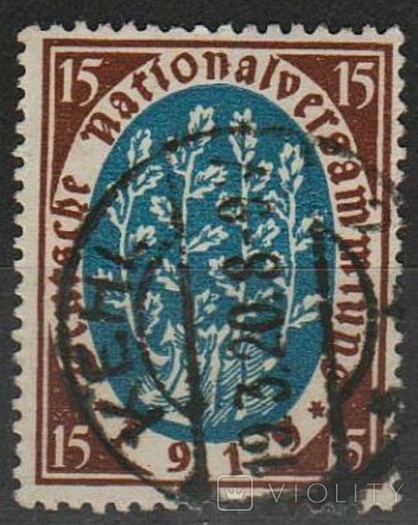 1919 - Німеччина - Національна асамблея 15 Mi.108 2.0 Євро