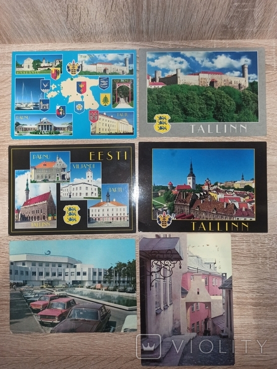 Набор открыток Таллин 6шт., фото №2