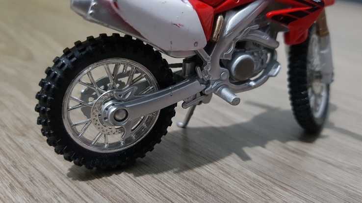 Мотоцикл honda crf 450r 1:18, numer zdjęcia 3