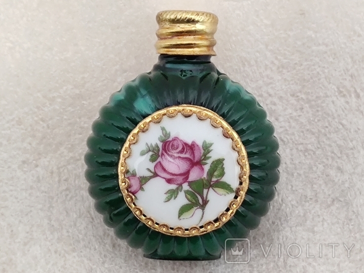 Флакон для парфюма малахитовое стекло, фото №10