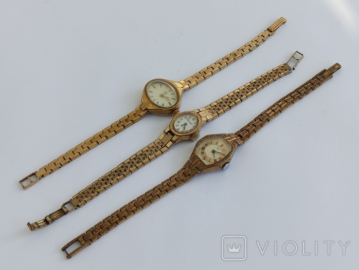 Корпуса годинників з браслетом / позолота (02), фото №2