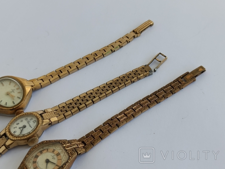Корпуса годинників з браслетом / позолота (02), фото №3