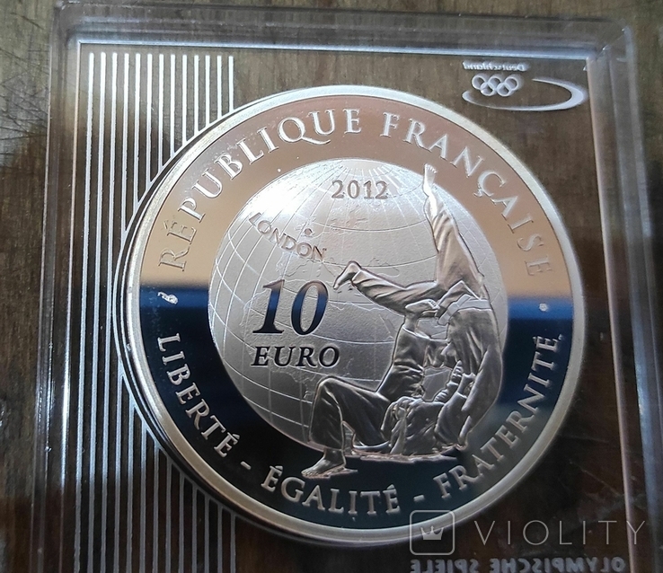 Франция 10 евро 2012 Серебро. Олимпиада., фото №3