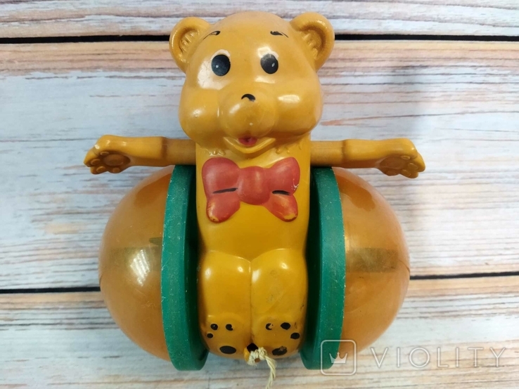 Ведмідь мішка на колесах іграшка ссср, фото №3
