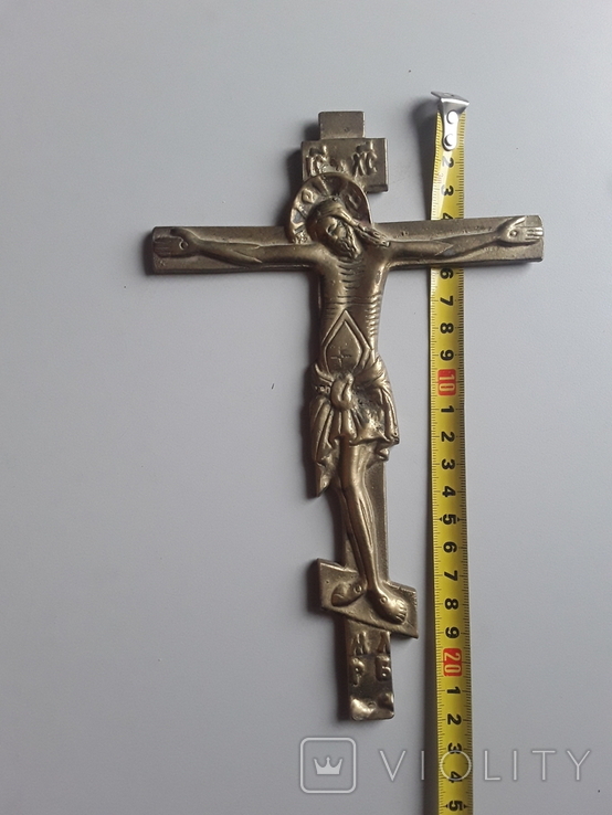Крест кіотний , бронза, фото №3