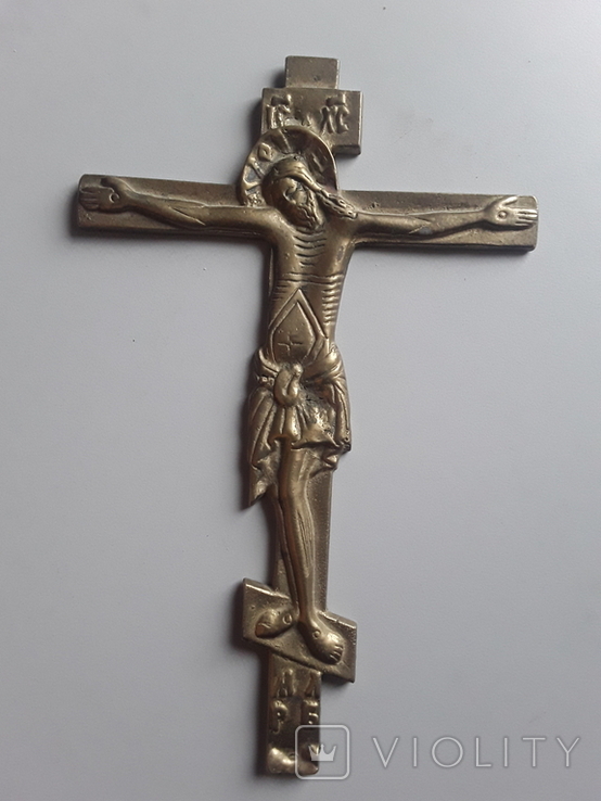 Крест кіотний , бронза, фото №4