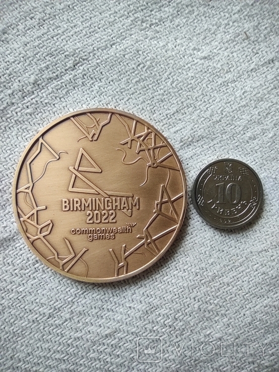 Медаль з Ігор Співдружності в Бірмінґемі Великобританія, фото №4
