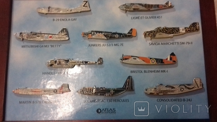 Військова авіація часів 2-ї світової війни. Емалеві ікони, фото №6