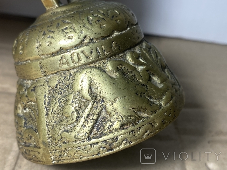 Колокольчик бронзовый Aquila Agnus Pelicanus Leo, фото №7