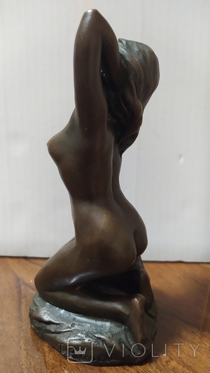 Обнажённая девушка. Скульптор Jean Potoue. Бронза, фото №3