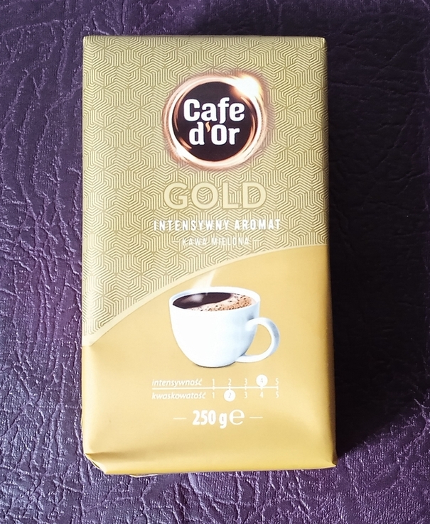 Кофе молотый Cafe d`Or Gold 250г Польша, numer zdjęcia 2