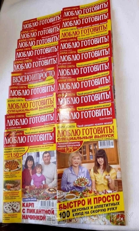 Журнал "Люблю готовить", 20 шт. 2009-2011рр, +бонус, фото №2