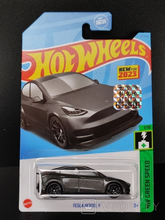 Tesla Model Y. Hot Wheels 2023 (1:64). #2243, фото №2